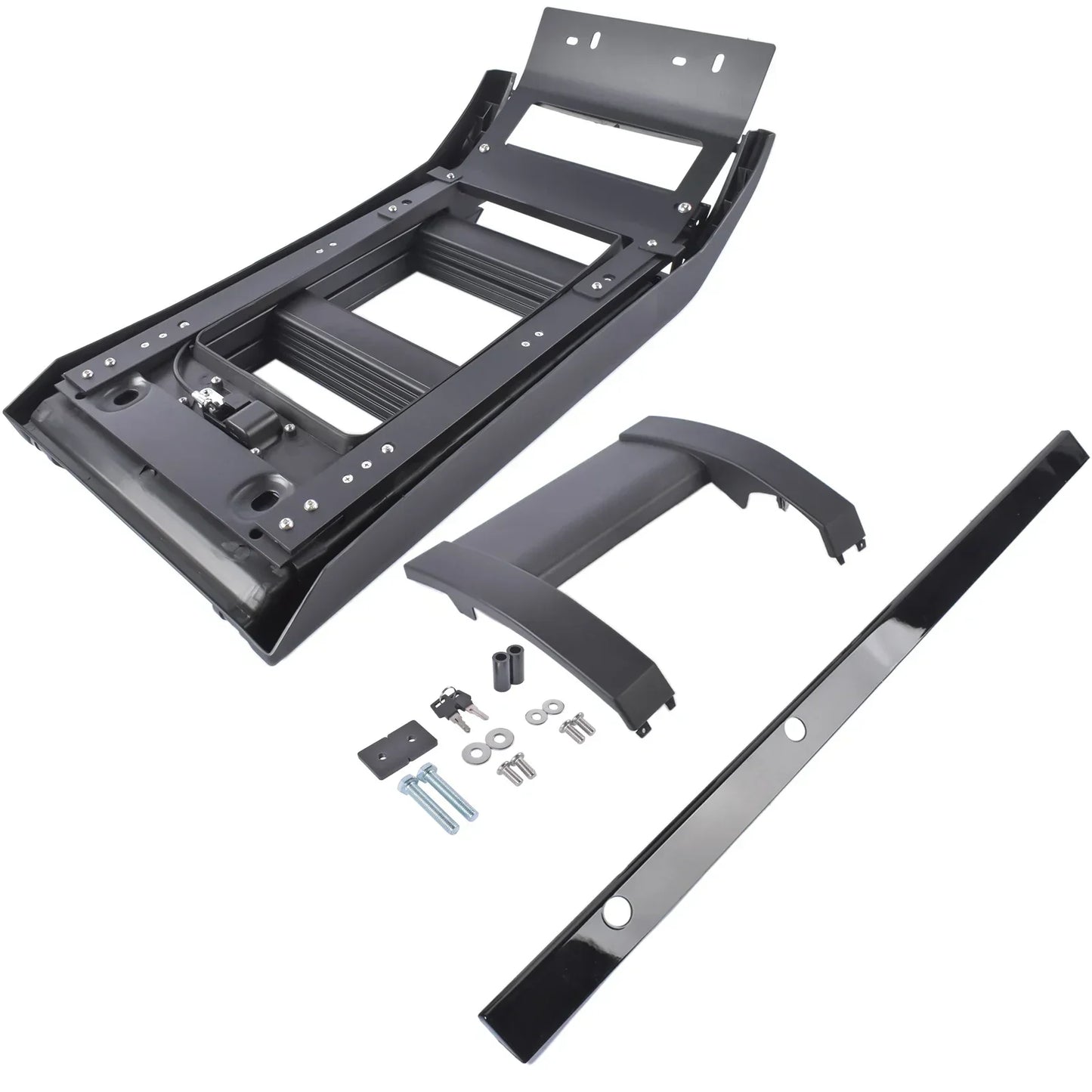 Czarna metalowa podstawa fotela z zestawem montażowym do land rover defender 90 110 l663 2020 2025