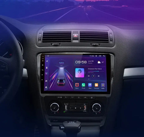 Radio nawigacja Skoda Octavia 2 a5 od 2006 - 2013 Android Auto Carplay