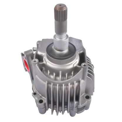 Srebrna metaliczna pompa hydrauliczna 95b341010a z żebrowanym wałem i czerwonym akcentem do ap01 transmission dla porsche macan