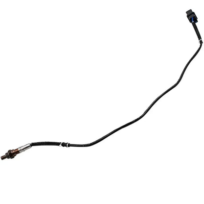 Czarna sonda lambda 5-przewodowa 6-pinowa z metalowym gwintem i plastikowym złączem do audi a2 vw i seat system wydechowy