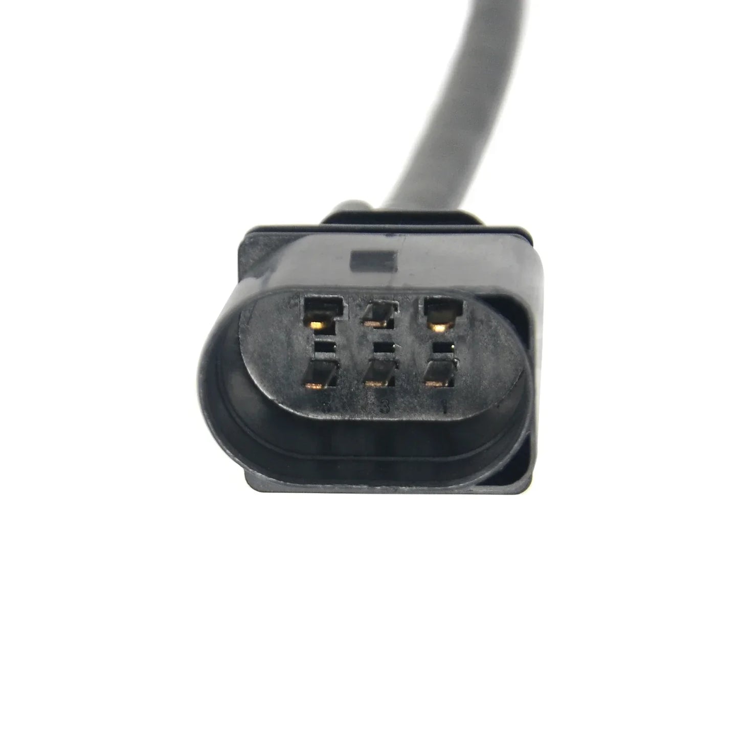 Czarny plastikowy złącznik sonda lambda z sześcioma złotymi pinami do bmw 316i 318i e46 e83 e85 z4 e85