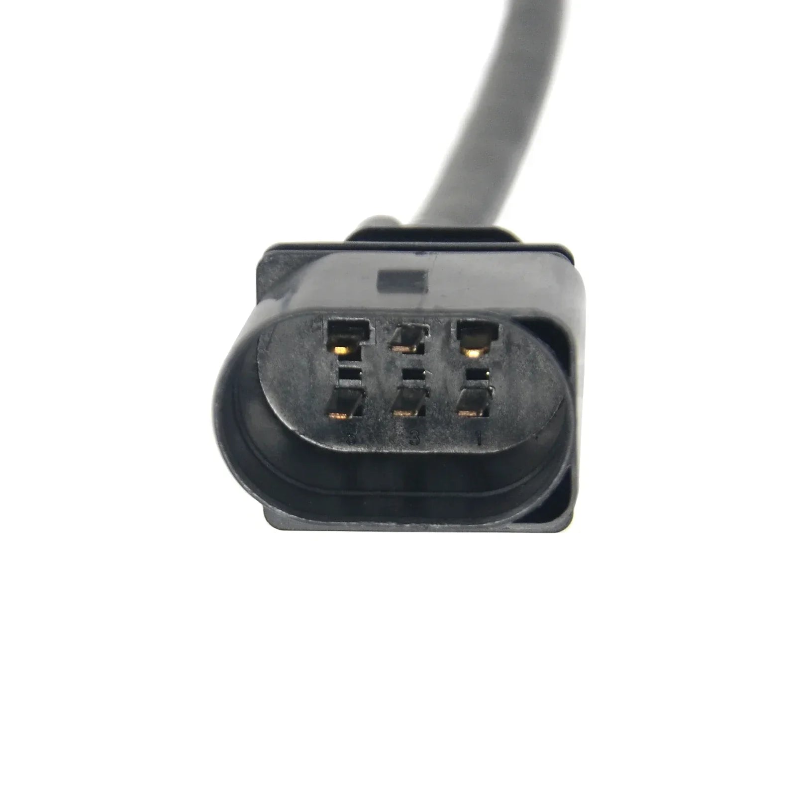 Czarny plastikowy złącznik sonda lambda z sześcioma złotymi pinami do bmw 316i 318i e46 e83 e85 z4 e85