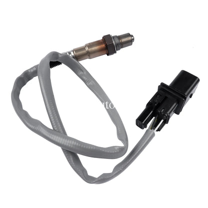 Szara sonda lambda z metalową końcówką i czarnym złączem elektrycznym do bmw n46 e87 e90 e91