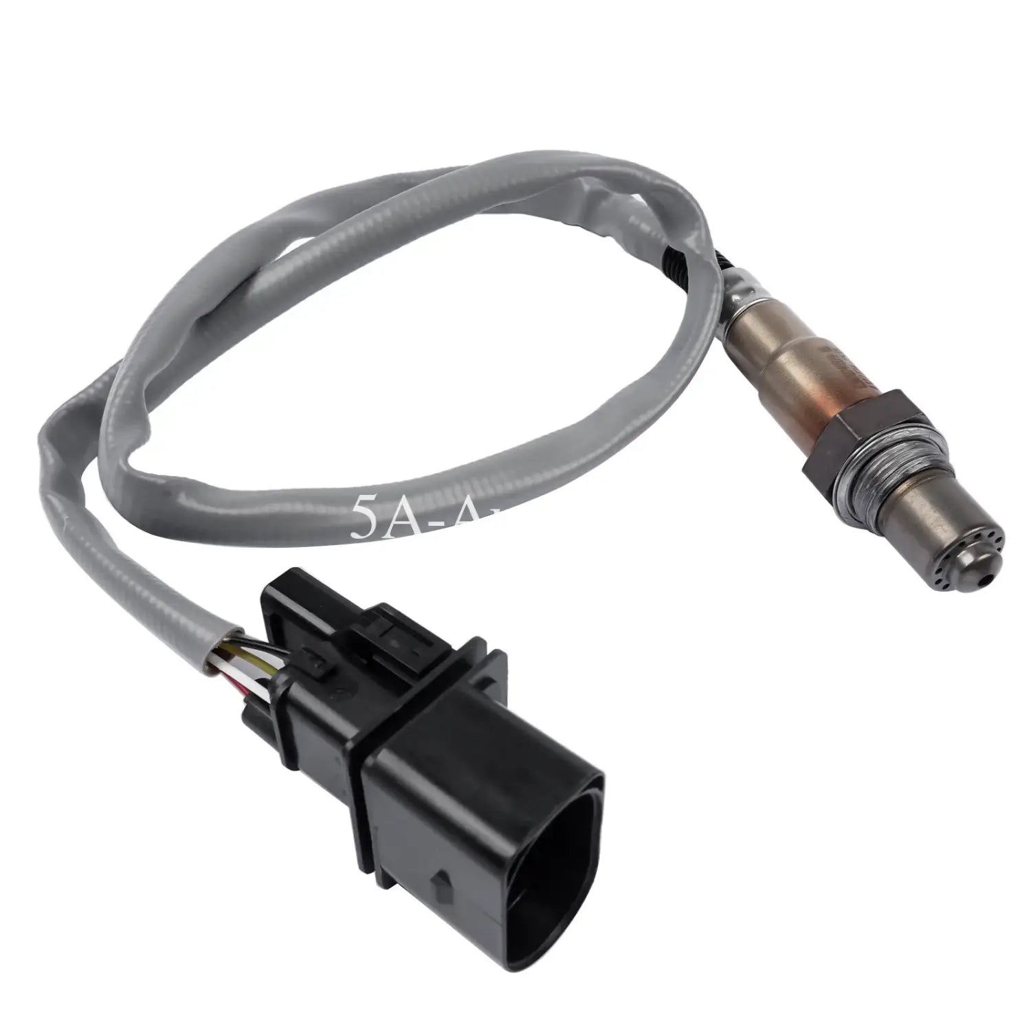 Szara sonda lambda do bmw n46 e87 e90 e91 z czarnym plastikowym konektorem i metalowym grotem oem 0258007274
