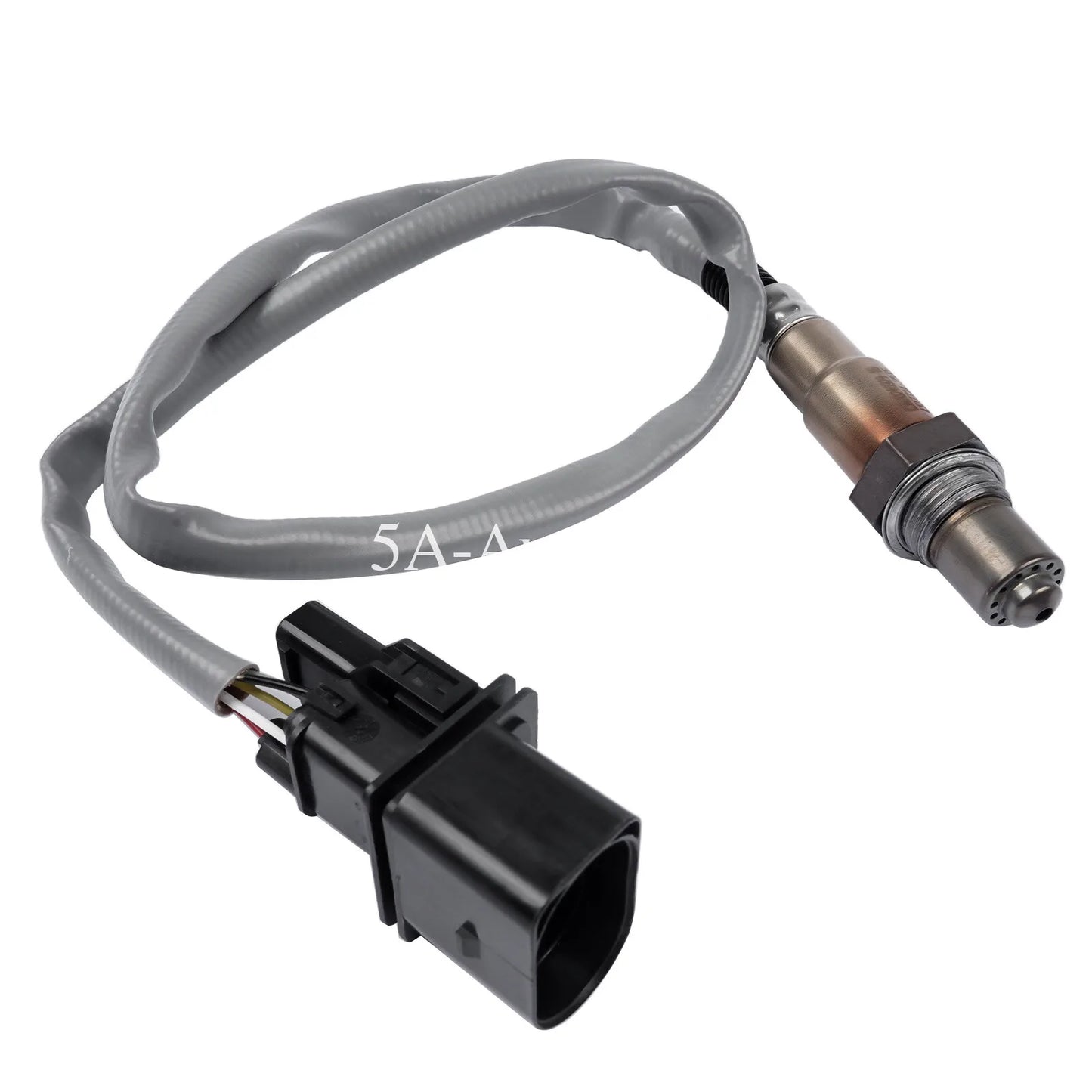 Szara sonda lambda do bmw n46 e87 e90 e91 z czarnym plastikowym konektorem i metalowym grotem oem 0258007274
