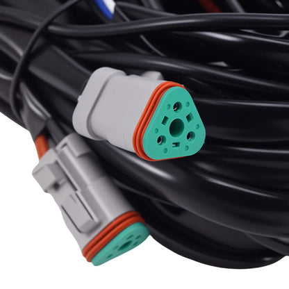 Kwadratowe lampy LED pod 5 cali 212 W Spot RGB DRL 25440 lm