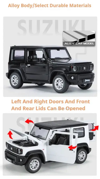 Suzuki Jimny 1:24 – Metalowy Model z Dźwiękiem i Światłem