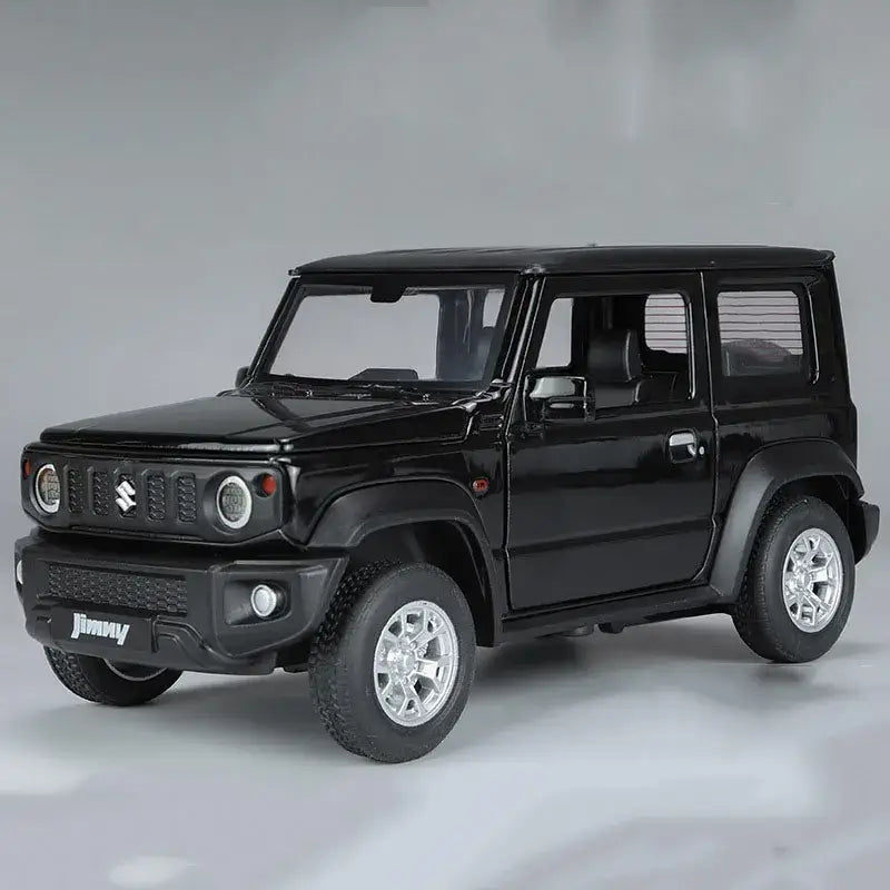 Suzuki Jimny 1:24 – Metalowy Model z Dźwiękiem i Światłem - Czarny