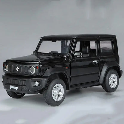 Suzuki Jimny 1:24 – Metalowy Model z Dźwiękiem i Światłem - Czarny