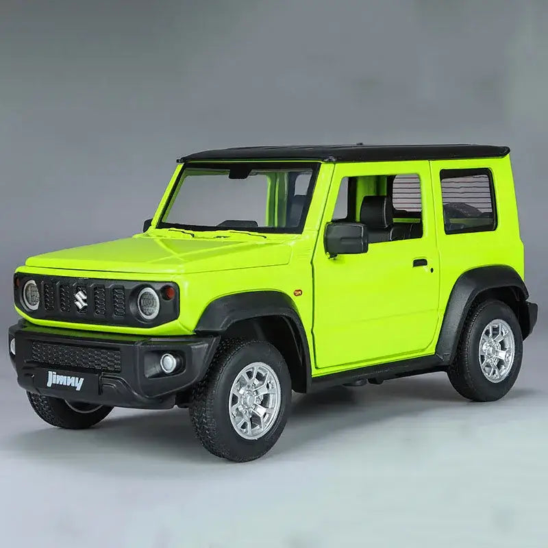 Suzuki Jimny 1:24 – Metalowy Model z Dźwiękiem i Światłem - Zielony
