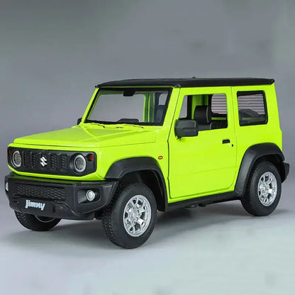 Suzuki Jimny 1:24 – Metalowy Model z Dźwiękiem i Światłem - Zielony