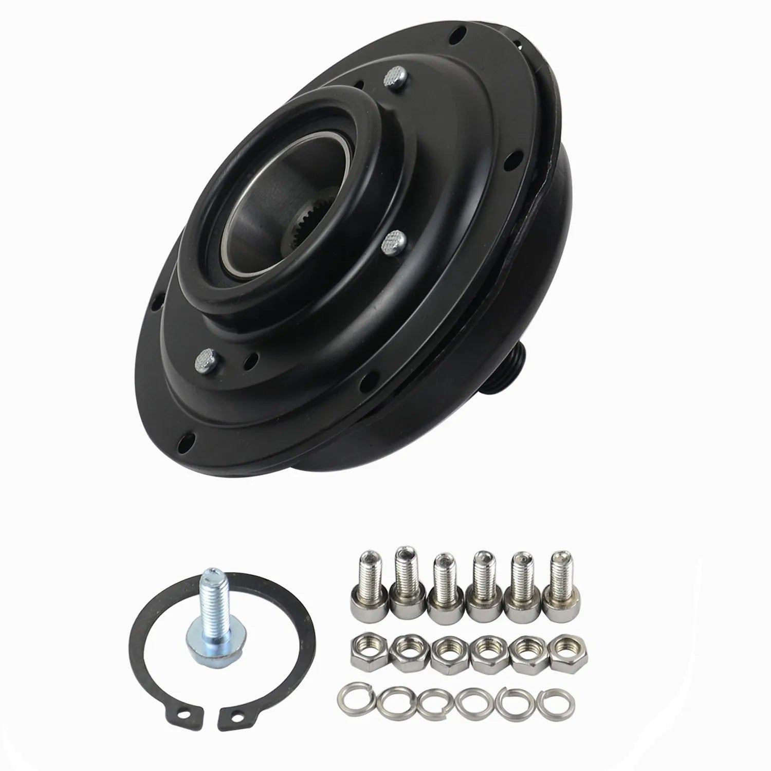 Czarny samochodowy sprężarka klimatyzacji ap01 z mocowaniem dla vw multivan transporter touareg phaeton 3d0820805b 3d0820805e
