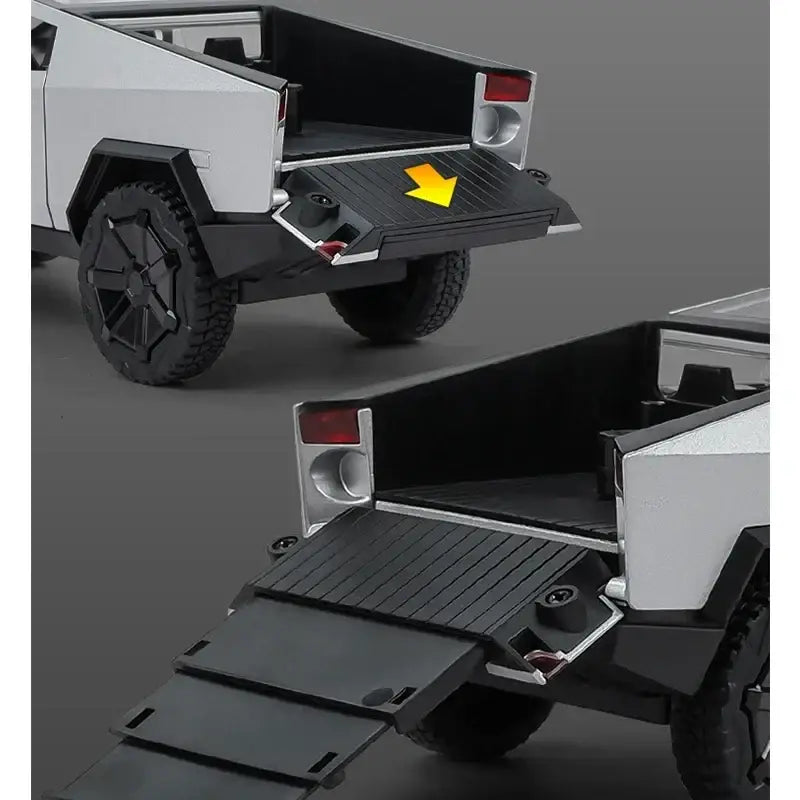 Tesla Cybertruck 1:24 – Metalowy Model Pickup Zabawka dla Chłopców