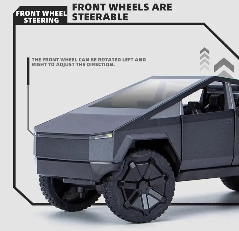 Cybertruck 1:24 – Metalowy Model Pickup z Dźwiękiem i Światłem