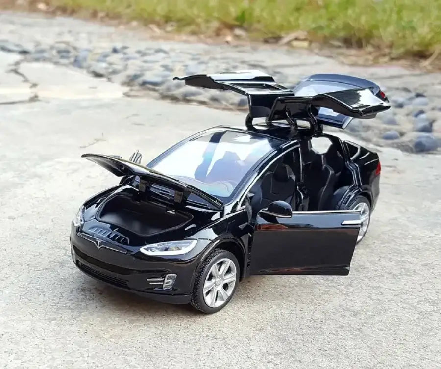 Tesla Cybertruck 1:24 – Metalowy Model Pickup Off-road z Efektami Dźwiękowymi i Świetlnymi