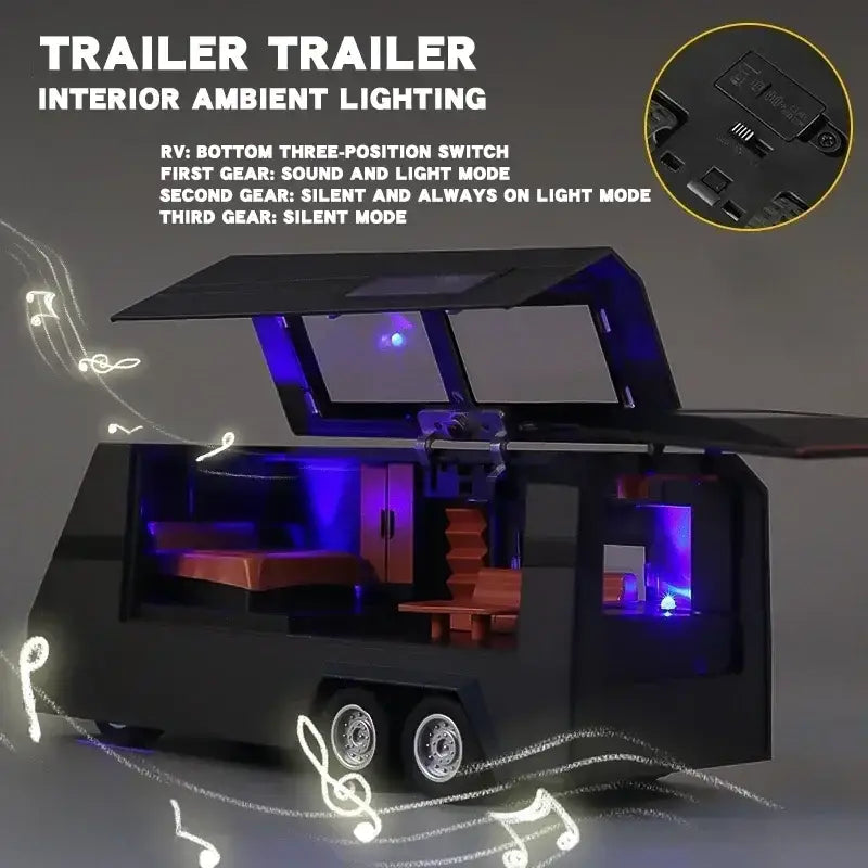 Tesla Cybertruck 1:32 – Metalowy Model Pickup Off-road z Efektami