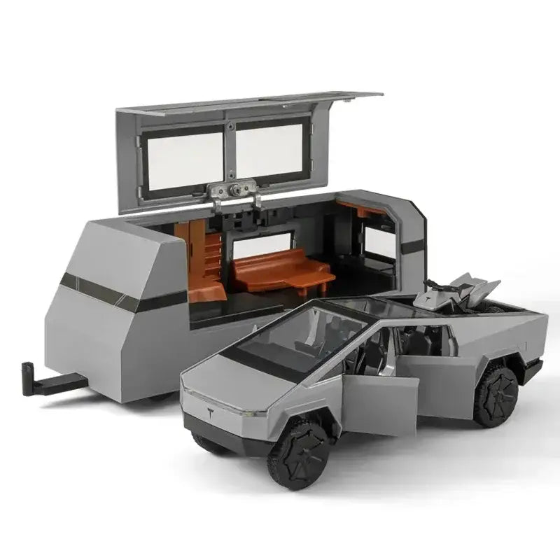 Tesla Cybertruck 1:32 – Metalowy Model Pickup Off-road z Efektami