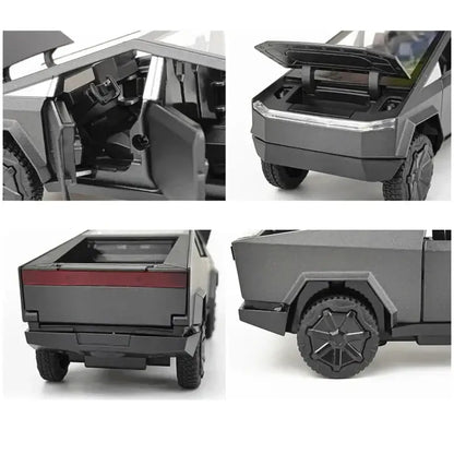 Cyber Truck 1:32 – Metalowy Model Pickup z Efektami Świetlnymi i Dźwiękowymi