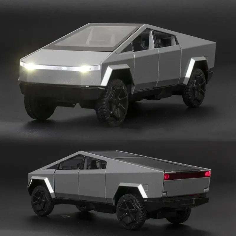Cyber Truck 1:32 – Metalowy Model Pickup z Efektami Świetlnymi i Dźwiękowymi