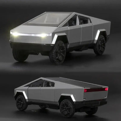 Cyber Truck 1:32 – Metalowy Model Pickup z Efektami Świetlnymi i Dźwiękowymi