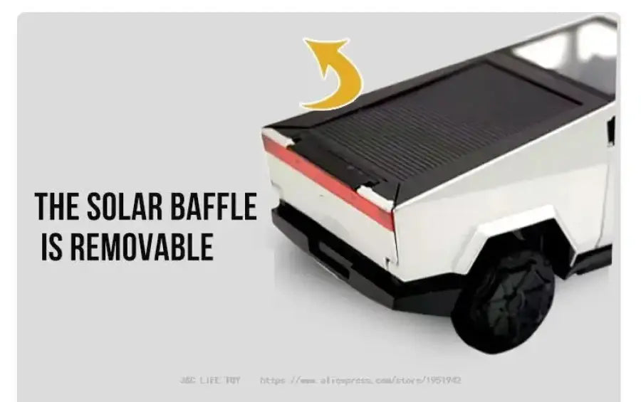 Cyber Truck 1:32 – Metalowy Model Pickup z Efektami Świetlnymi i Dźwiękowymi