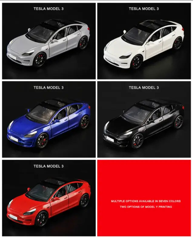 Tesla Model 3 1:24 – Metalowy Model z Dźwiękiem i Światłem