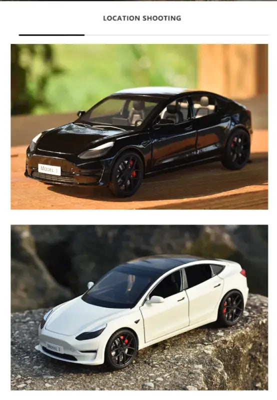 Tesla Model 3 1:24 – Metalowy Model z Dźwiękiem i Światłem