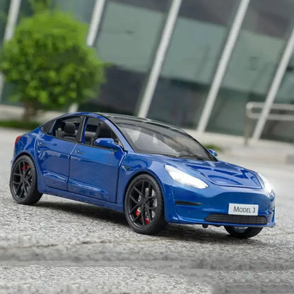 Tesla Model 3 1:24 – Metalowy Model z Dźwiękiem i Światłem