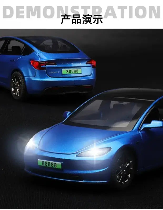 Tesla Model 3 2024 1:32 – Metalowy Model Samochodu z Dźwiękiem i Światłem