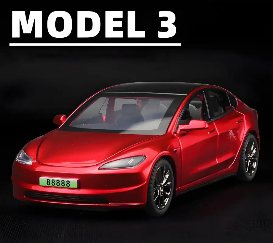 Tesla Model 3 2024 1:32 – Metalowy Model Samochodu z Dźwiękiem i Światłem