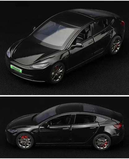 Tesla Model 3 2024 1:32 – Metalowy Model Samochodu z Dźwiękiem i Światłem