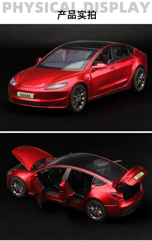 Tesla Model 3 2024 1:32 – Metalowy Model Samochodu z Dźwiękiem i Światłem