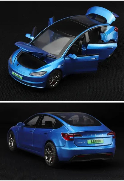 Tesla Model 3 2024 1:32 – Metalowy Model Samochodu z Dźwiękiem i Światłem
