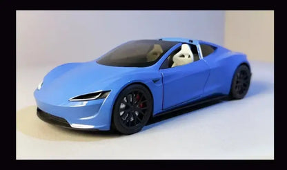 Tesla Roadster 1:24 – Metalowy Model Z Efektami Dźwiękowymi