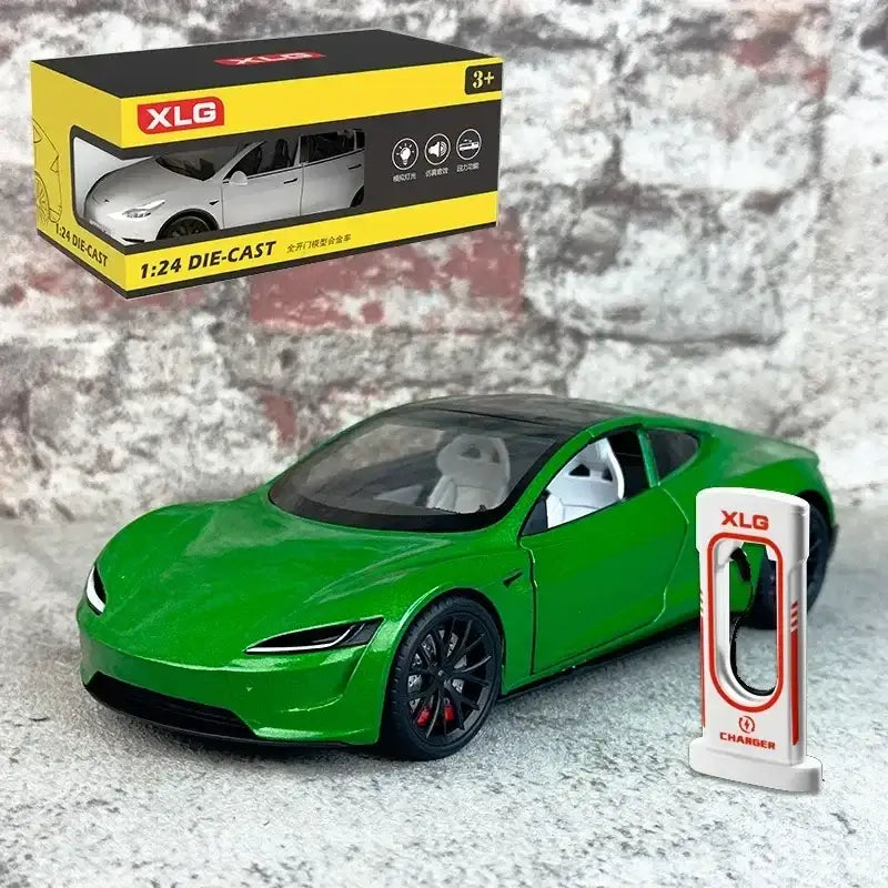 Tesla Roadster 1:24 – Metalowy Model Z Efektami Dźwiękowymi