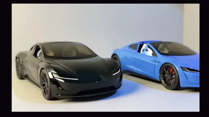 Tesla Roadster 1:24 – Metalowy Model Z Efektami Dźwiękowymi