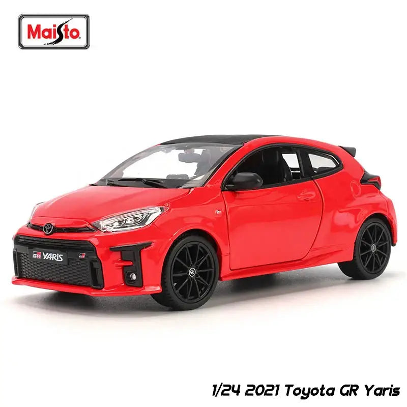 Toyota GR Yaris 2021 1:24 – Metalowy Model Kolekcjonerski - 2021 Toyota GR 1