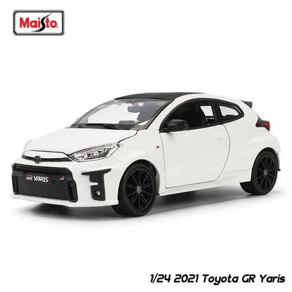 Toyota GR Yaris 2021 1:24 – Metalowy Model Kolekcjonerski - 2021 Toyota GR