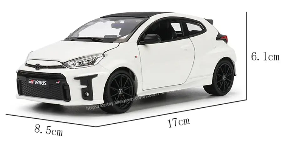 Toyota GR Yaris 2021 1:24 – Metalowy Model Kolekcjonerski