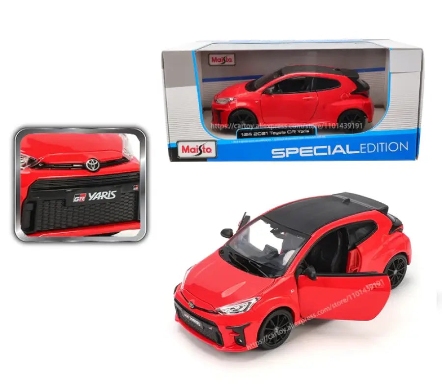 Toyota GR Yaris 2021 1:24 – Metalowy Model Kolekcjonerski