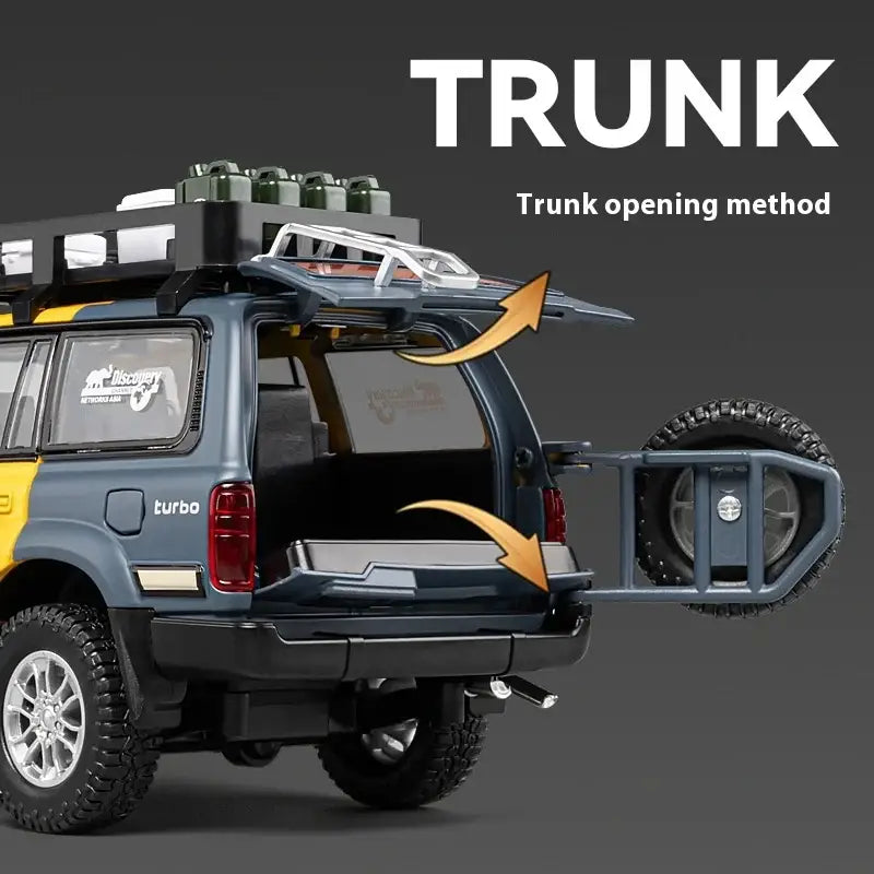 Toyota LC80 1:24 – Metalowy Model Samochodu Off-road Kolekcjonerski