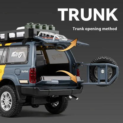 Toyota LC80 1:24 – Metalowy Model Samochodu Off-road Kolekcjonerski