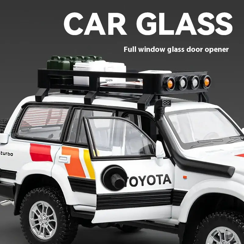 Toyota LC80 1:24 – Metalowy Model Samochodu Off-road Kolekcjonerski