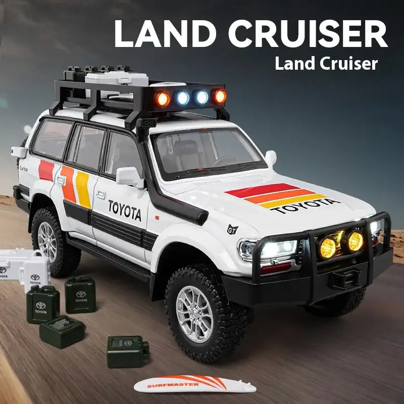 Toyota LC80 1:24 – Metalowy Model Samochodu Off-road Kolekcjonerski