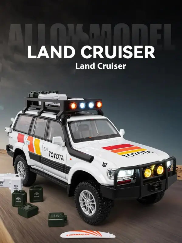 Toyota LC80 1:24 – Metalowy Model Samochodu Off-road Kolekcjonerski