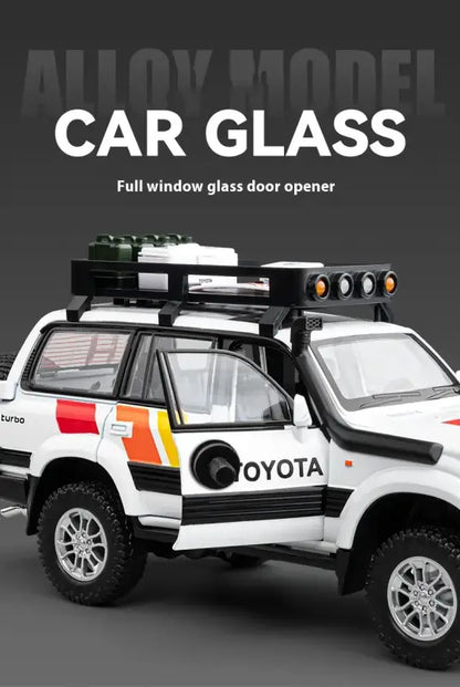 Toyota LC80 1:24 – Metalowy Model Samochodu Off-road Kolekcjonerski