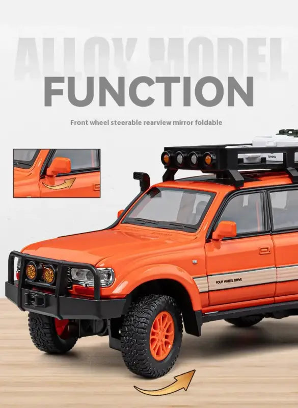 Toyota LC80 1:24 – Metalowy Model Samochodu Off-road Kolekcjonerski