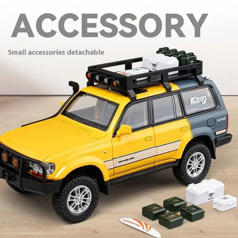 Toyota LC80 1:24 – Metalowy Model Samochodu Off-road Kolekcjonerski