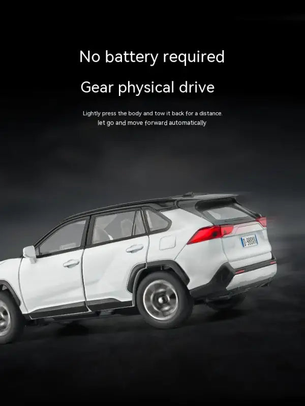 RAV4 1:32 Metalowy Model Samochodu z Dźwiękiem i Światłem