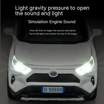RAV4 1:32 Metalowy Model Samochodu z Dźwiękiem i Światłem
